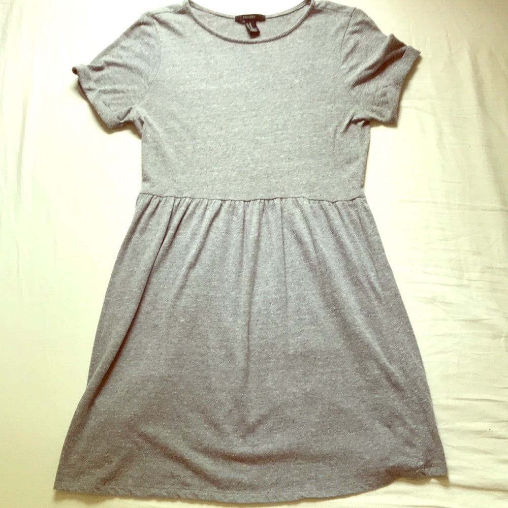 Forever 21 Grey T-Shirt Dress